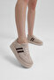 Women's Beige Suede Comfortable Fit Sneaker - 3
