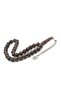 Daily Size Globe Cut Walnut Wood Prayer Beads - 2