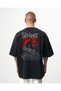 Tricou Negru Oversize Prepare For Hell