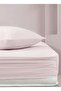 Aura Fitted Combed Cotton Bed Sheet 100*200+30 cm Powder