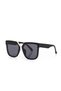 Selin Black Square Gold Detailed Ultra Light Uv400 Filtered Women's Sunglasses - 2