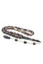 Handcrafted Systematic Capsule Cut Buffalo Horn Prayer Beads