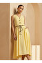 Midi Shirt Dress with Belt