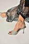 Y820140034 Silver Mirror Thin Heeled Women's Evening Dress Shoes