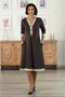 Brown Fiyona Modal Fabric Dress - 2