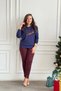 Steel Knitted Leggings Pants with Side Pockets and Leg Slits Detail - 6