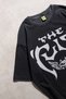 The Cult British Tour 1987 Oversize Unisex Acid Wash Black Short Sleeve Tshirt - 6