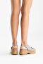 Caleb Women's Genuine Leather Sandals Gray - 8