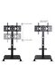 Floor TV Stand with Wheels For 32-65 Inch TV - 4