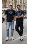 Blue Liquid Form Tee - 3