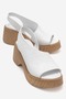 Colin Women's Genuine Leather Sandals White
