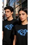 Blue Liquid Form Tee