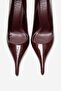 LUCE Burgundy Printed Pointed Toe Women's Heeled Shoes - 2