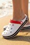 White Anatomical Orthopedic Comfort Beach Pool Unisex Slippers & Sandals - 2