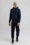 Sportswear Men's Hooded and Full Zipper Sweatshirt Navy Blue - 5