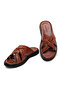 100% Genuine Leather Orthopedic and Soft Sole Men's Slippers - 3