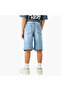 Denim Shorts with Pockets - 3