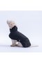 Black Colombia Prime V2 Dog Raincoat for Medium and Large Breeds with Fleece Dog Clothing Waterproof - 3
