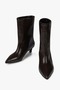 Women's Maris Brown Leather Heeled Boots - 5
