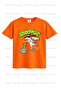 Scooter and Skatefish Printed 3-Pack Unisex Cobalt Blue-Grey-Orange Children's T-Shirt - 4