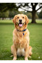Special Design Natural Stone-Looking Stoned Dog Collar Waterproof