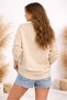 Women's Vita-260 Maviş Crew Neck Basic Knitwear Sweater Beige - 2