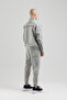 Sportswear Men's Sweatshirt with Stand Collar and Half Zipper Gray - 6
