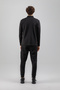 Sportswear Men's High Collar and Half Zipper Athlete Top Black - 6