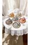 Siri 6-Piece Porcelain Hand-Painted Coffee Cup Set