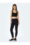 Black High Waist Slimming Women's Sports Leggings (Long) - 2