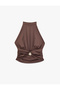 Slim Fit Sleeveless Halter Neck Blouse with Metal Accessories - 3