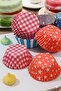 Set of 2 - 12-Cavity Cake Mold + 100 Colorful Papers - 3