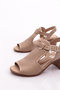059 Women's Rubber Detailed Heeled Sandals - 4
