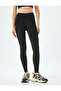 High Waist Tummy Control Sports Leggings Black (Stretchy, Ultra Soft Fabric) - 3