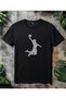 Men's Fashion Basketball and Letter Printed Round Neck Short Sleeve Casual T-Shirt