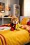 Yellow Red Cute Lion Plush Toy - 20 cm Lion Plush Fan Gift - 4