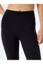 Black High Waist Slimming Women's Sports Leggings (Long) - 5