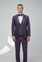 Men's Plum Slim Fit Groom Suit 2026 - 4