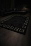 Stone Shimmering Stone Detailed Woven Base Modern Decorative Carpet Stone1 - 6