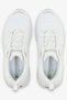 Women's White Low-Top Sneakers - Chunky Outsole With Foam Padding, Minimalist Lace-Up Design - 5