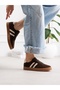 Lucca Brown Suede Women's Sneakers - 4