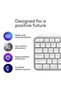 Wireless Keyboard for Mac MX KEYS S, USB, Bluetooth, US Layout, White - 7