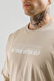 Better Self Nr Wide Cut Men's T-Shirt Beige - 4