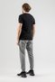 Sportswear Fv 9 I V Collar Flexible Men's T-Shirt Black - 6