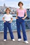 Jeans Girls Dark Blue Denim Pants - 2