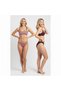 Women's Wire Free Unwired Scoop Bra and Slip Panty 2 Piece Set Bb2280 - 2