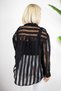 3015 Organza, Self-Striped, Scratched Shirt - 2
