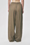Women's Wide-Leg Pants with Beaded Embroidery on the Front and Sides - 4