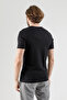 Sportswear Fv 4 I O Collared Flexible Men's T-Shirt Black - 3