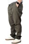 Mode XL Large Size Men's Gabardine Trousers Nature 22850 Khaki - 2